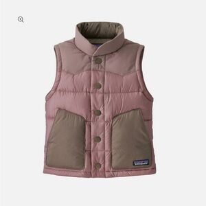 Patagonia 12m Baby Down Bivy Vest Toddler Puffer Snow Winter Pink Girls